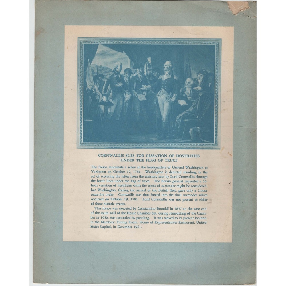 1968 Washington DC House of Representatives Restaurant Menu US Capitol - Picture 2 of 3